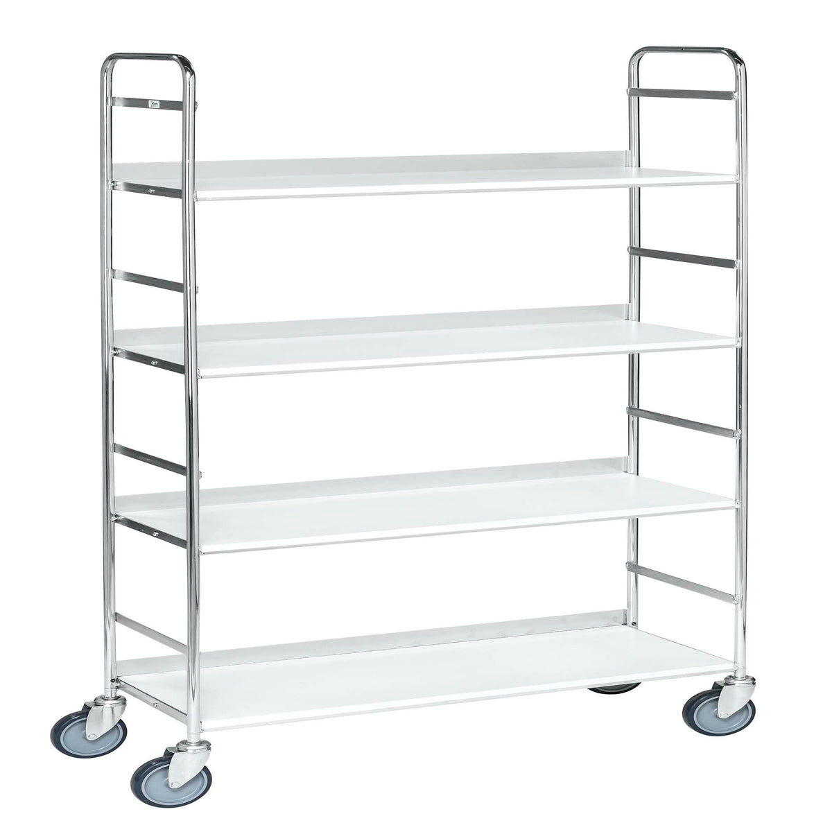 Ripiano mobile, Carrello portatutto con 3 ripiani, 790x290x1500 Kongamek KM151S4