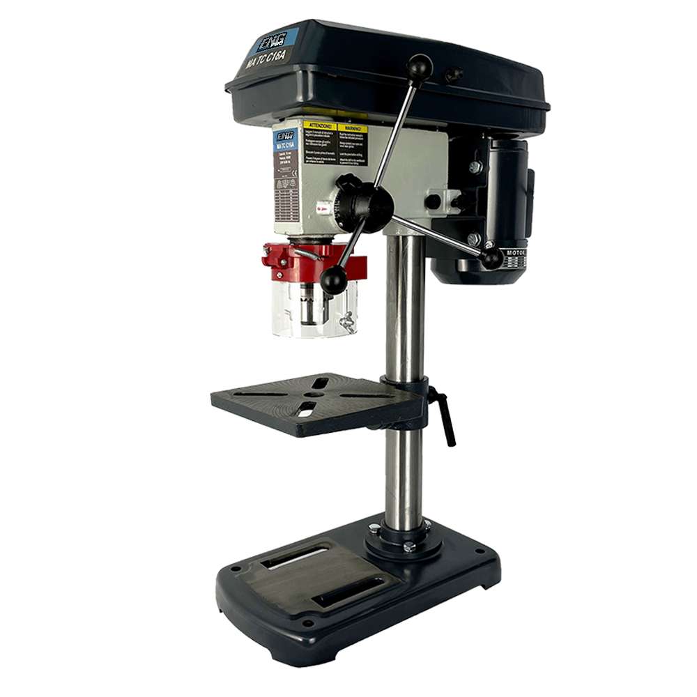 Trapano da banco a colonna con trasmissione a cinghia 16mm echoENG MA TC C16A