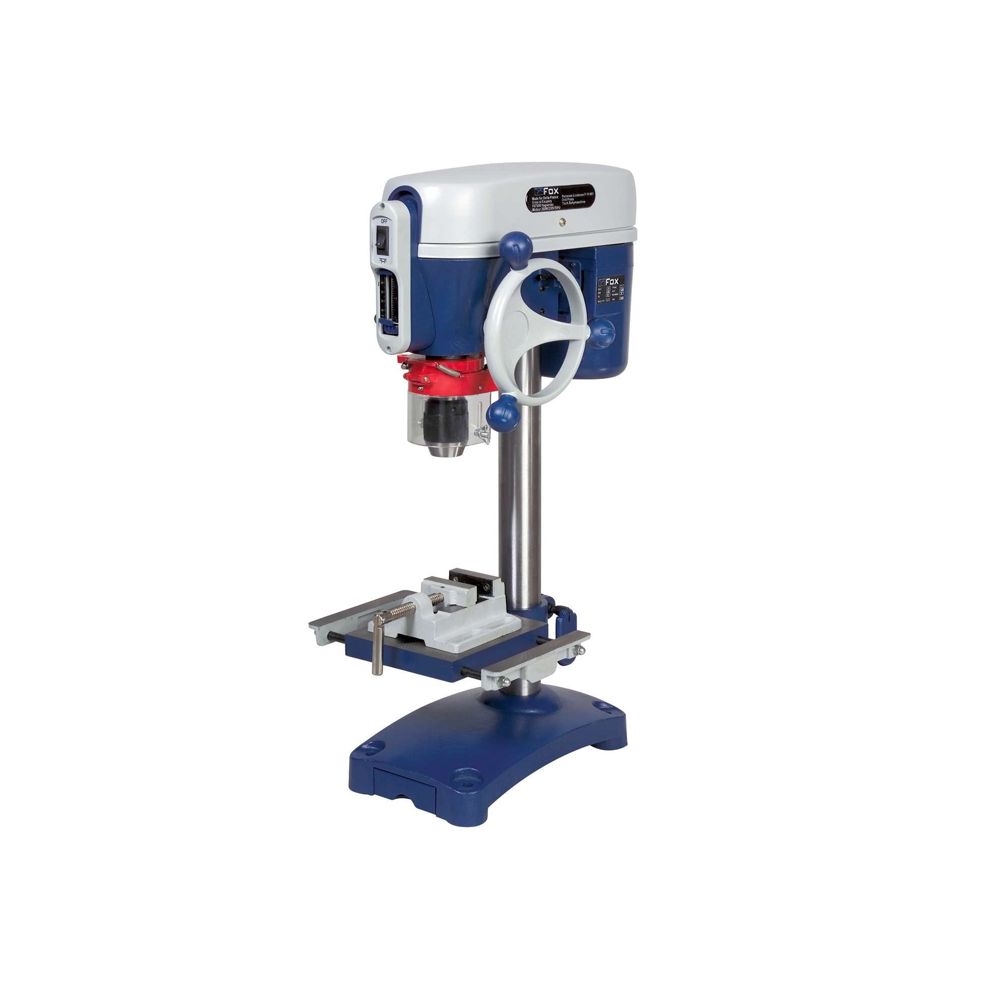 FOX BY FEMI F11-951 TRAPANO A COLONNA DA BANCO 350W MANDRINO 13MM H.650MM