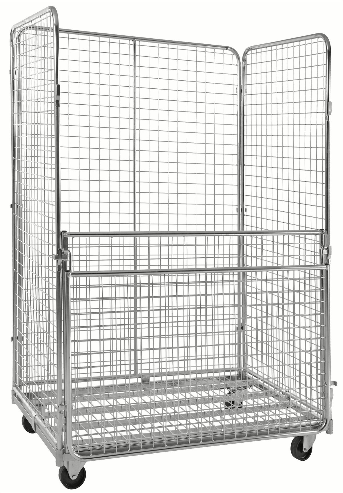 Roll container con 4 sponde accesso 1200x800x1835 Kongamek KM0170H4M10