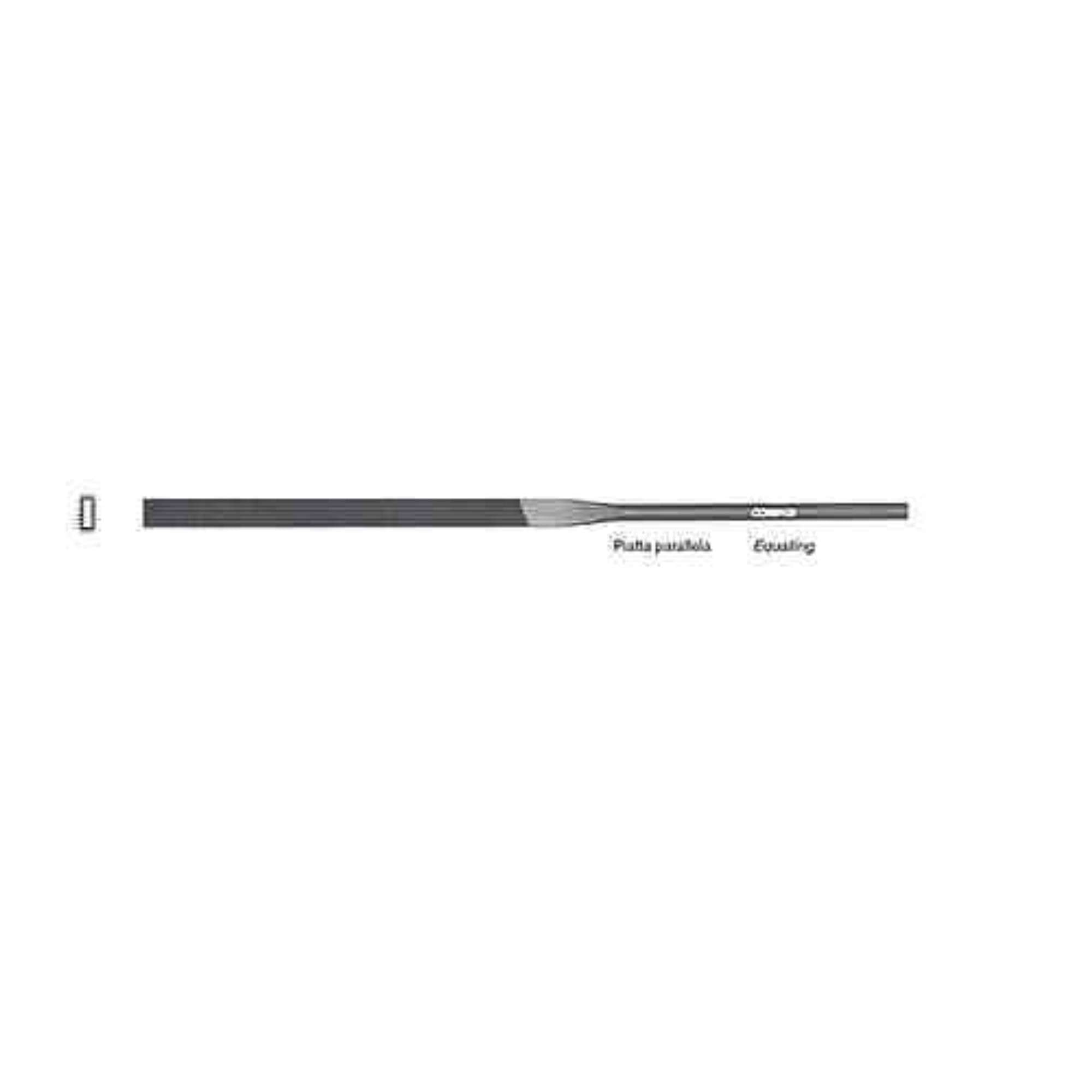 Lima ad ago normale 160mm piatta parallela taglio 1 nuova