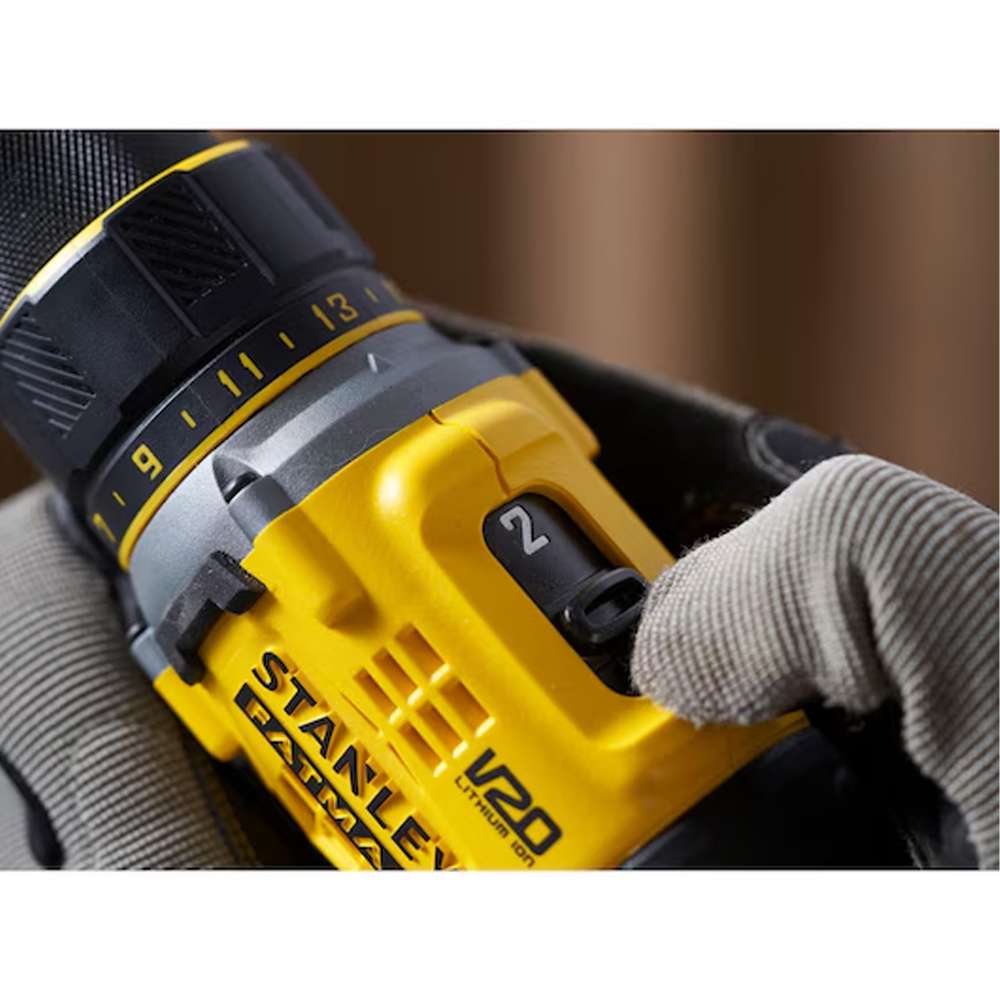 Trapano avvitatore brushless18V V20StanleyFatmax2.0Ah SFMCD720D2K-QW