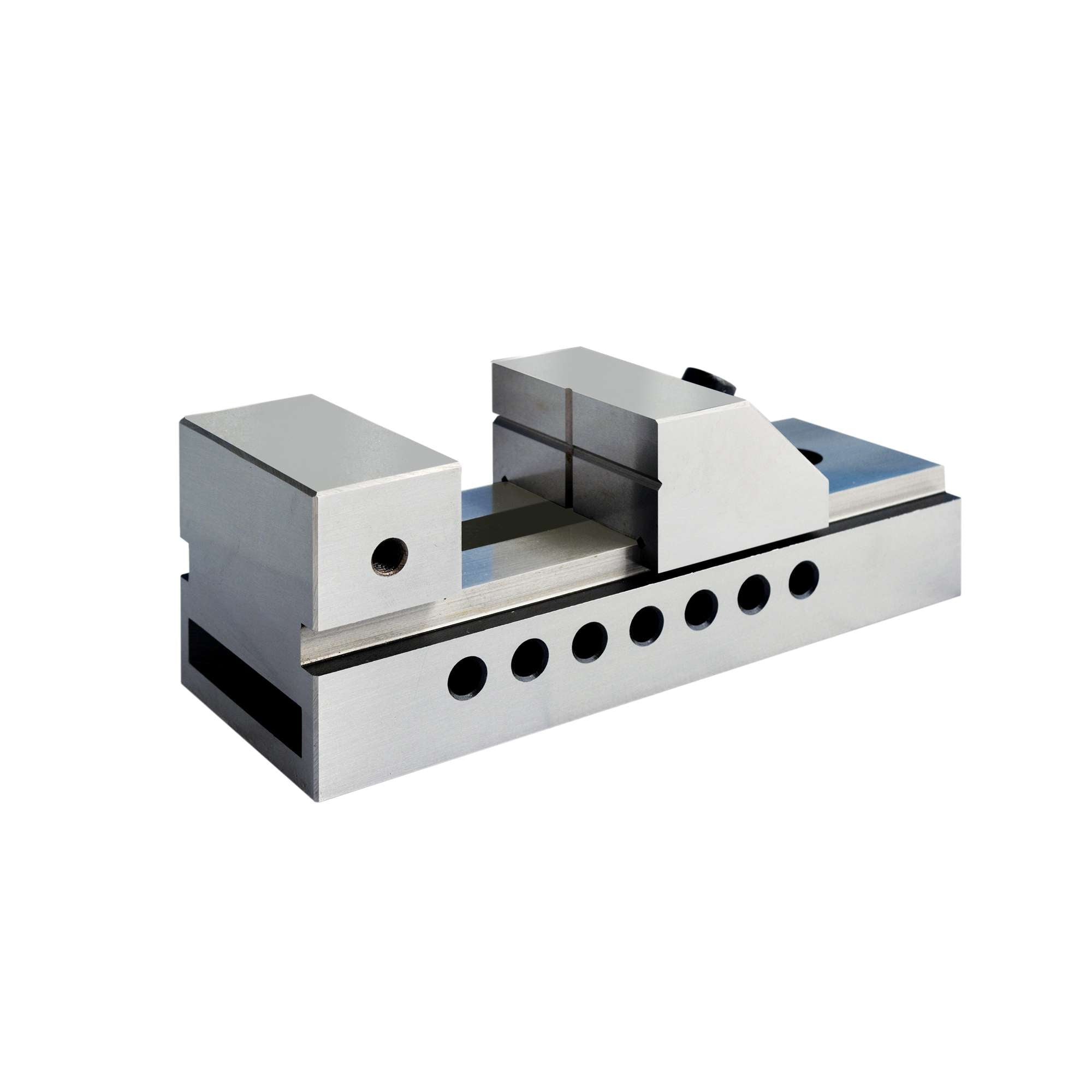 Morsa macchine utensili CNC acciaio rettificato apertura 100 - 125 mm