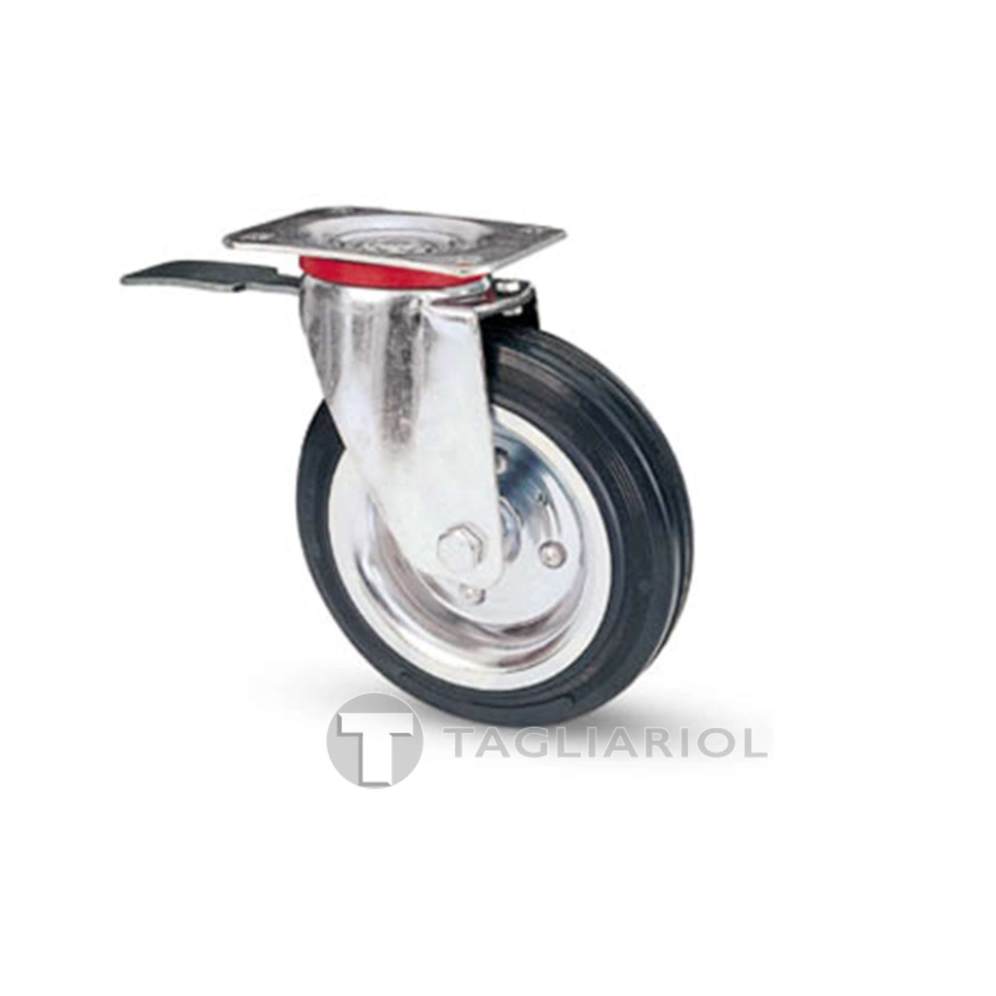 Ruota rivestimento gomma 100x30 anello gomma piastra girevole freno Avo 80BIS