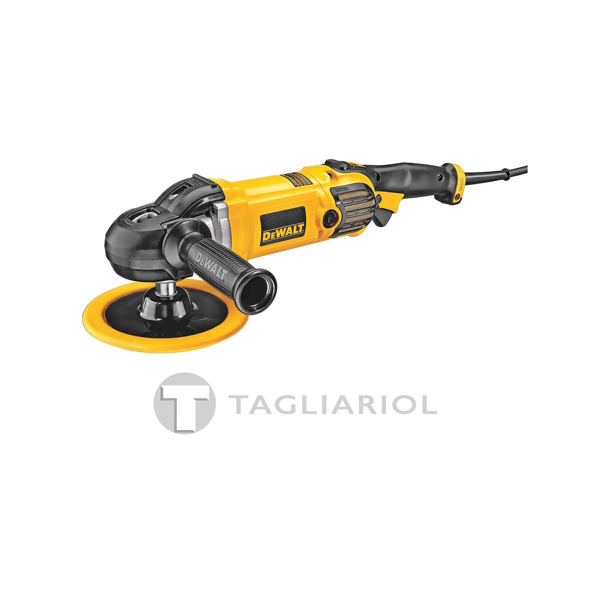 DeWalt DWP849X lucidatrice 150-180mm 1250W a velocita' variabile con impugnatura laterale