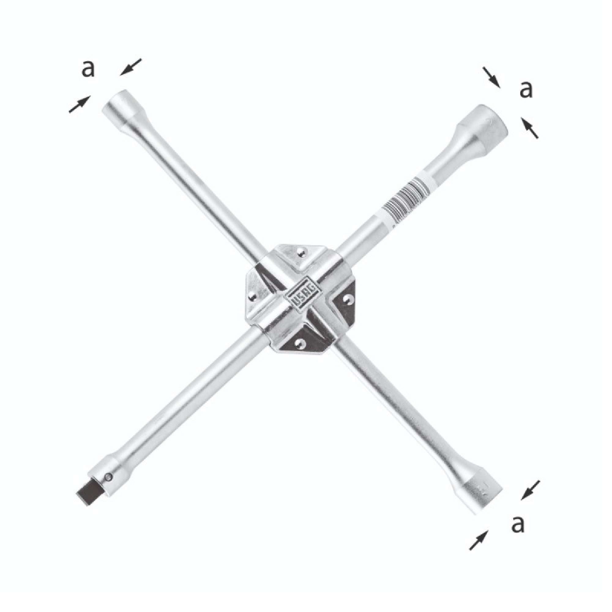 Chiave a croce per dadi ruote n.5 - Usag 272 U02720103