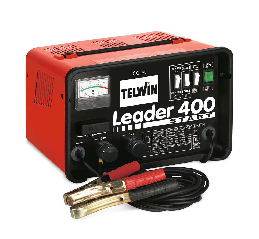 Avviatore per batterie autovetture Leader 400 START 230V 12-24V - 807551