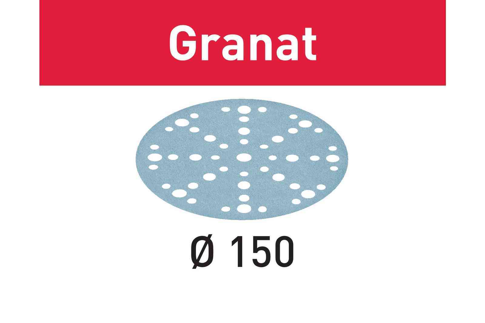 Disco abrasivo GRANAT STF D150/48 P80 GR/50 575162