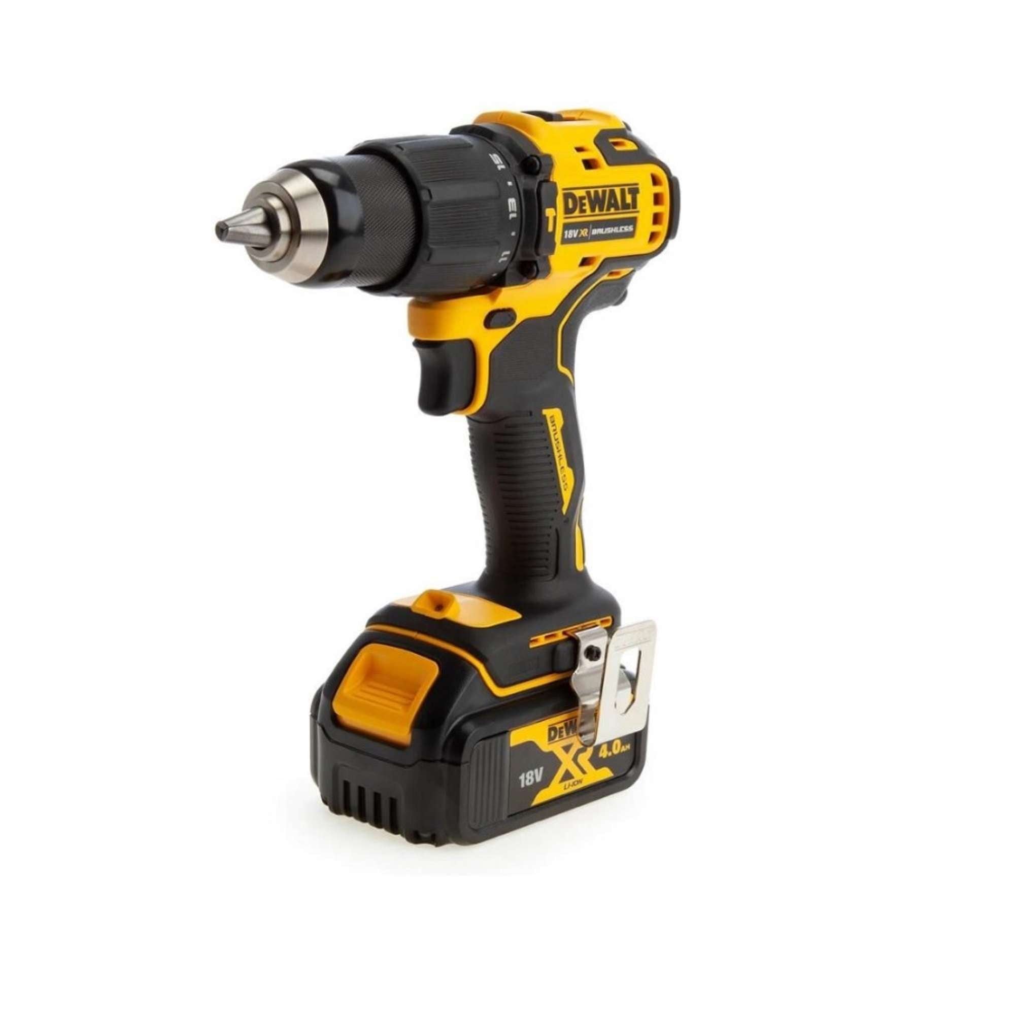 Trapano avvitatore con percussione 26 Nm, 2 Batterie 18V 4Ah Dewalt DCD709M2T-QW