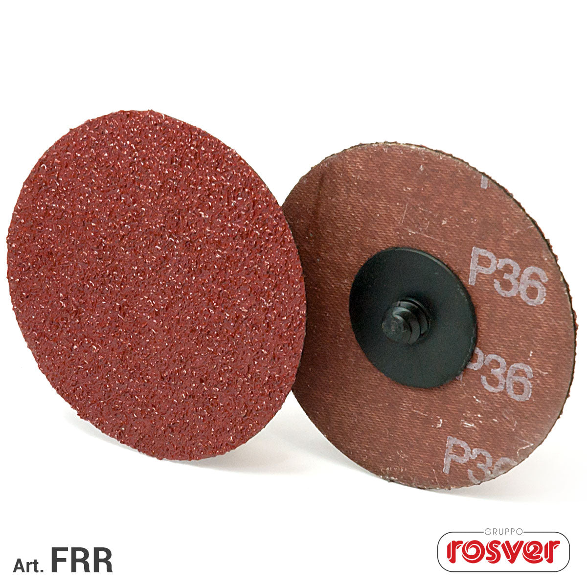 Disco a Vite Roloc FRR D.50 - Abrasivo al corindone - Rosver - Conf.25pz