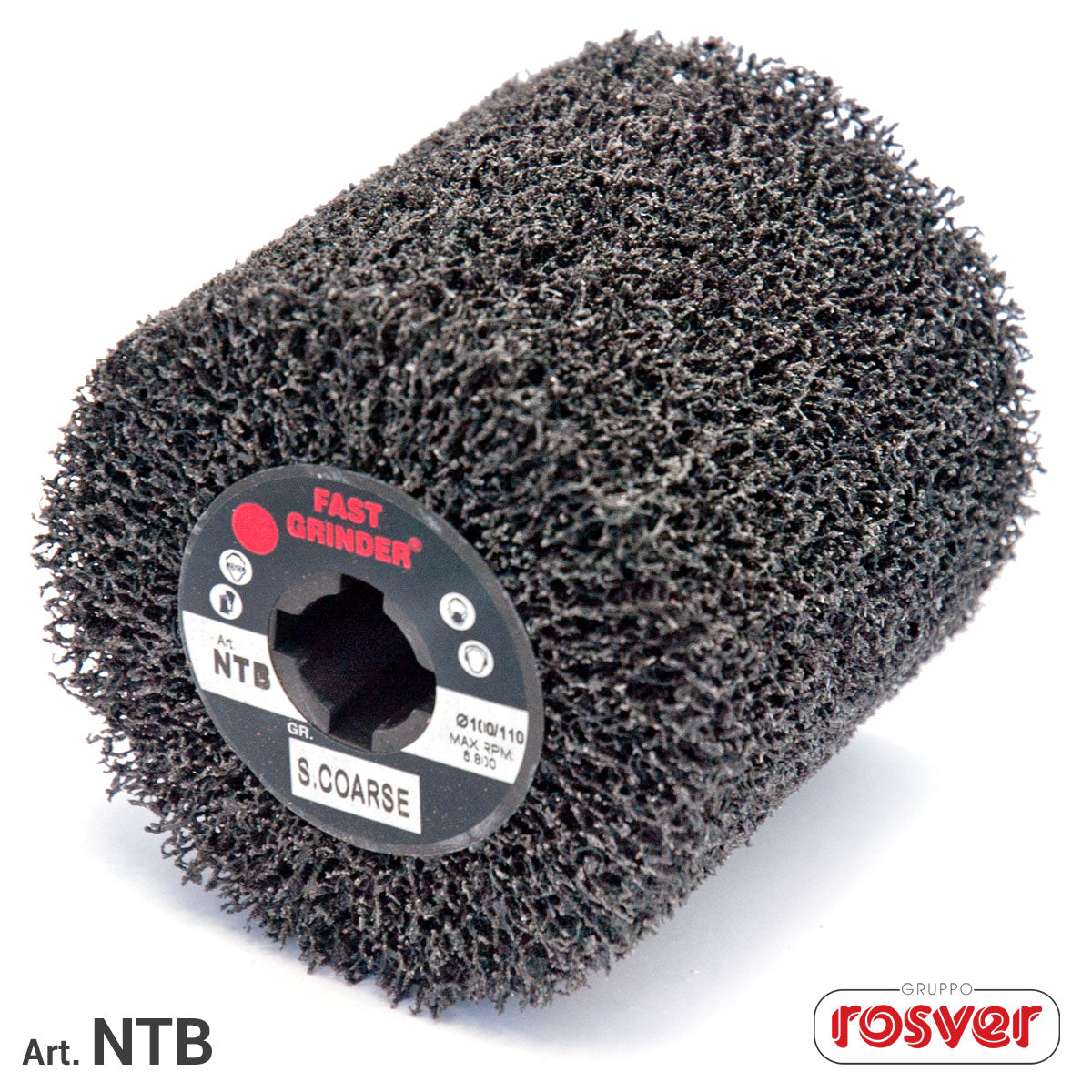 Ruota Non Tessuto HEAVY DUTY Rosver - NTB D.100xF.19 - Conf.1pz