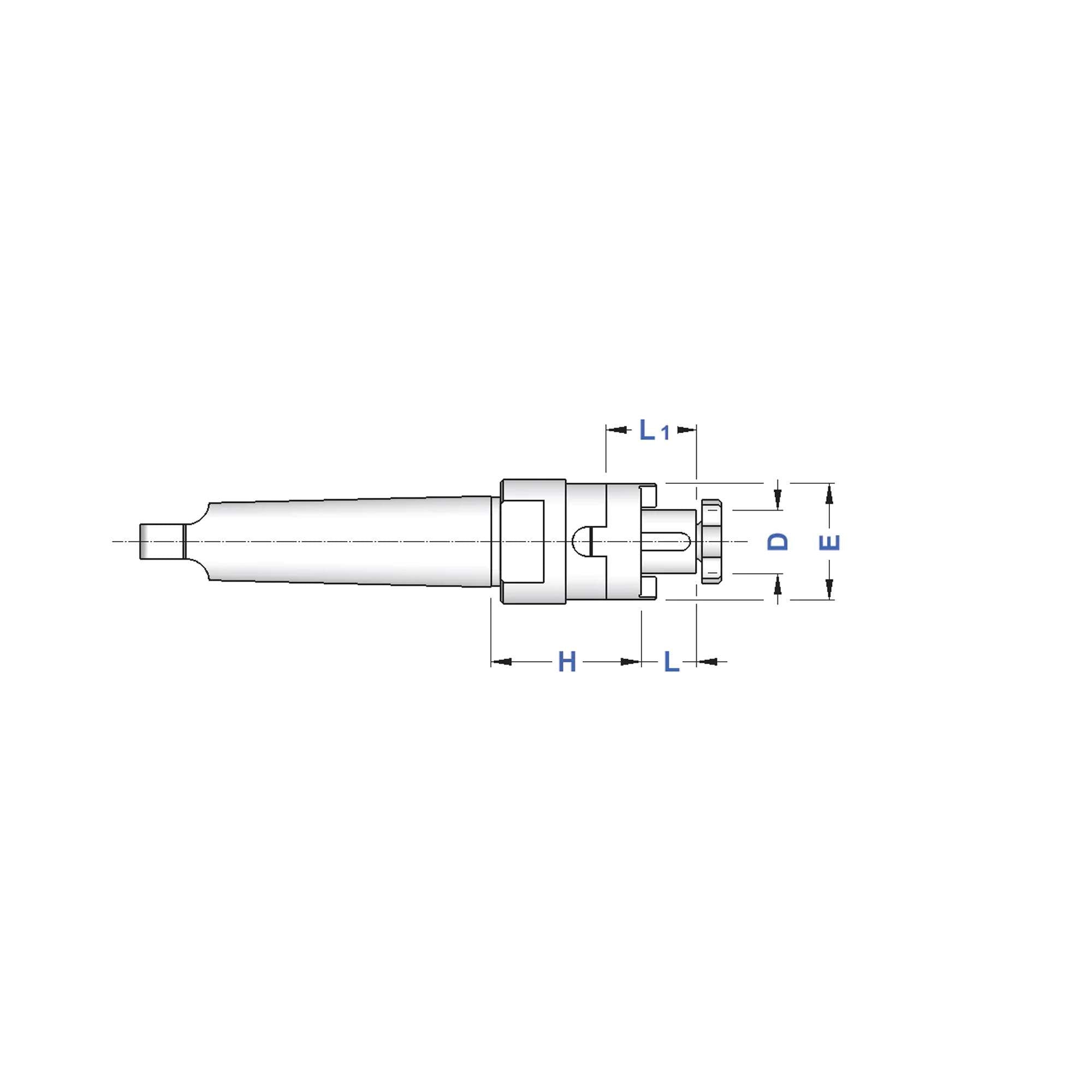 Portafrese combinati CM 3 con tenone D.22 COMBI / H 42 - Gait 0859