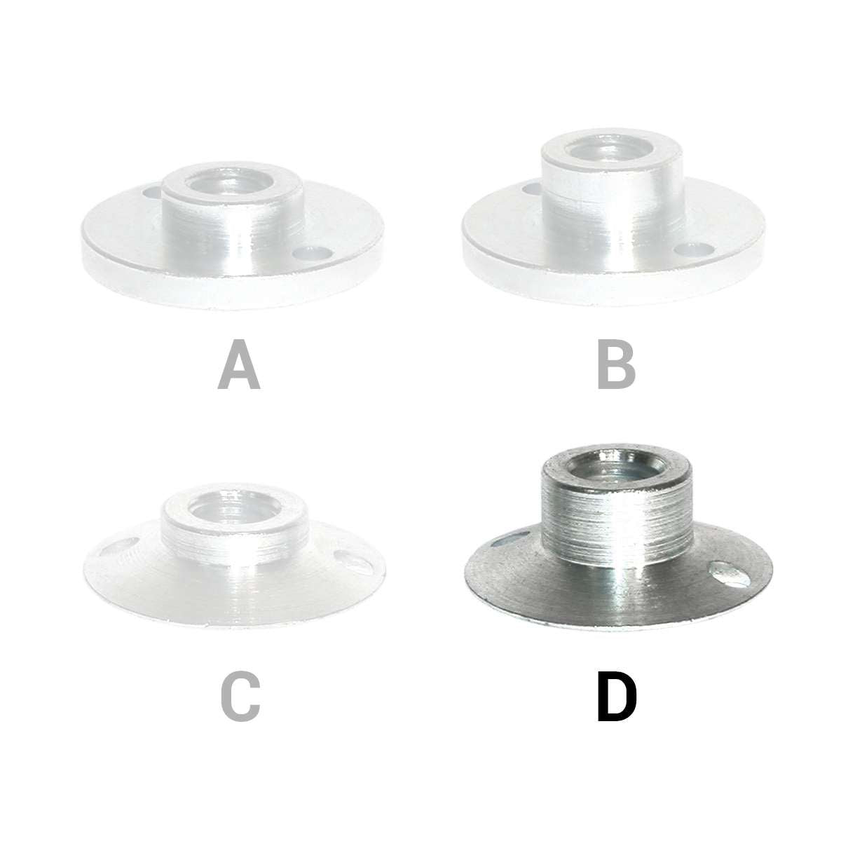 Controflangia FLG-D Conica Alta T.469/11 - Per Dischi Fibrati - Rosver 1 pz