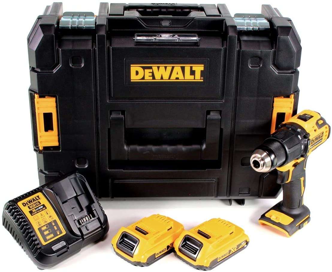 Dewalt Trapano Avvitatore a Percussione 18 V, 3 Velocità, 5.0 Ah mod DCD996P2-QW