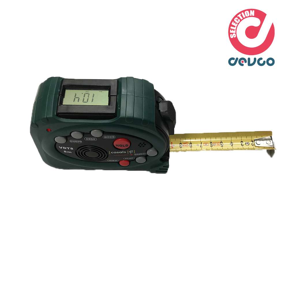 Flessometro digitale con altoparlante senza batterie CR 2032 - Casals - VDT8