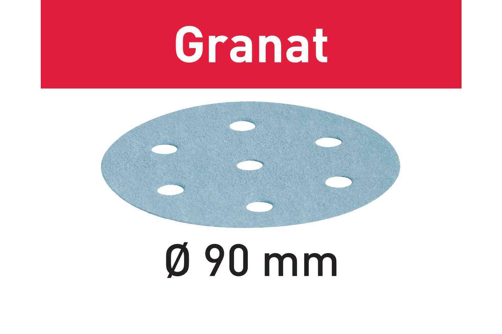 Disco abrasivo Granat STF D90/6 P100 GR/100 497366