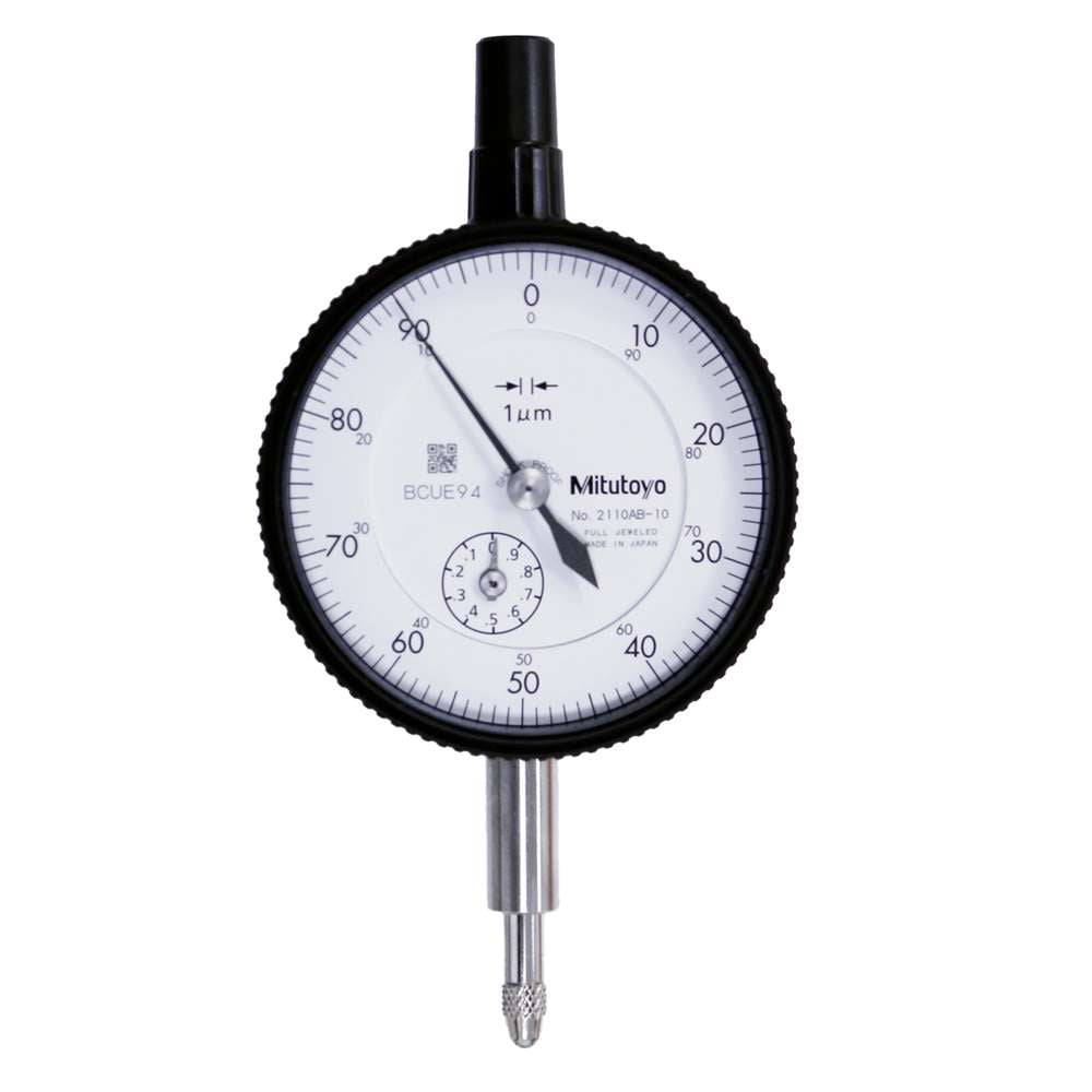 Comparatore metrico analogico fondello piatto, tipo ISO 1mm 2110AB-10- Mitutoyo