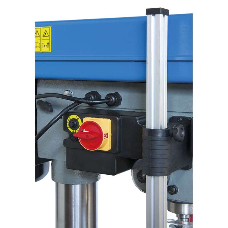 Trapano a colonna Fervi 0752 con trasmissione a cinghia 0,75kW