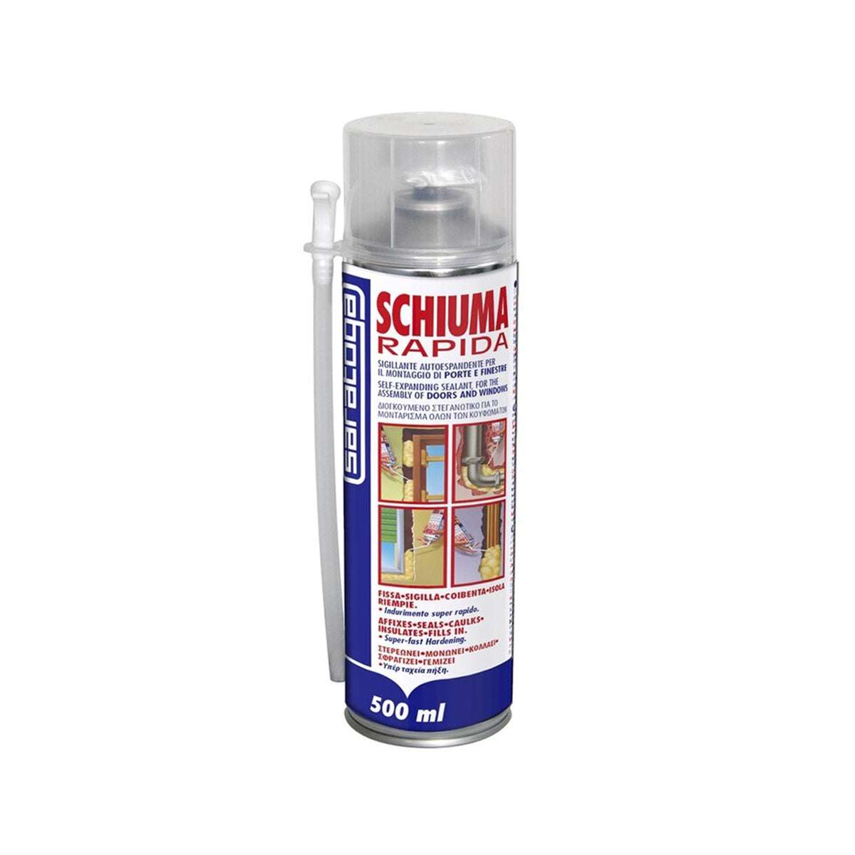 SCHIUMA RAPIDA Poliuretanica auto espandente 750ml - Saratoga