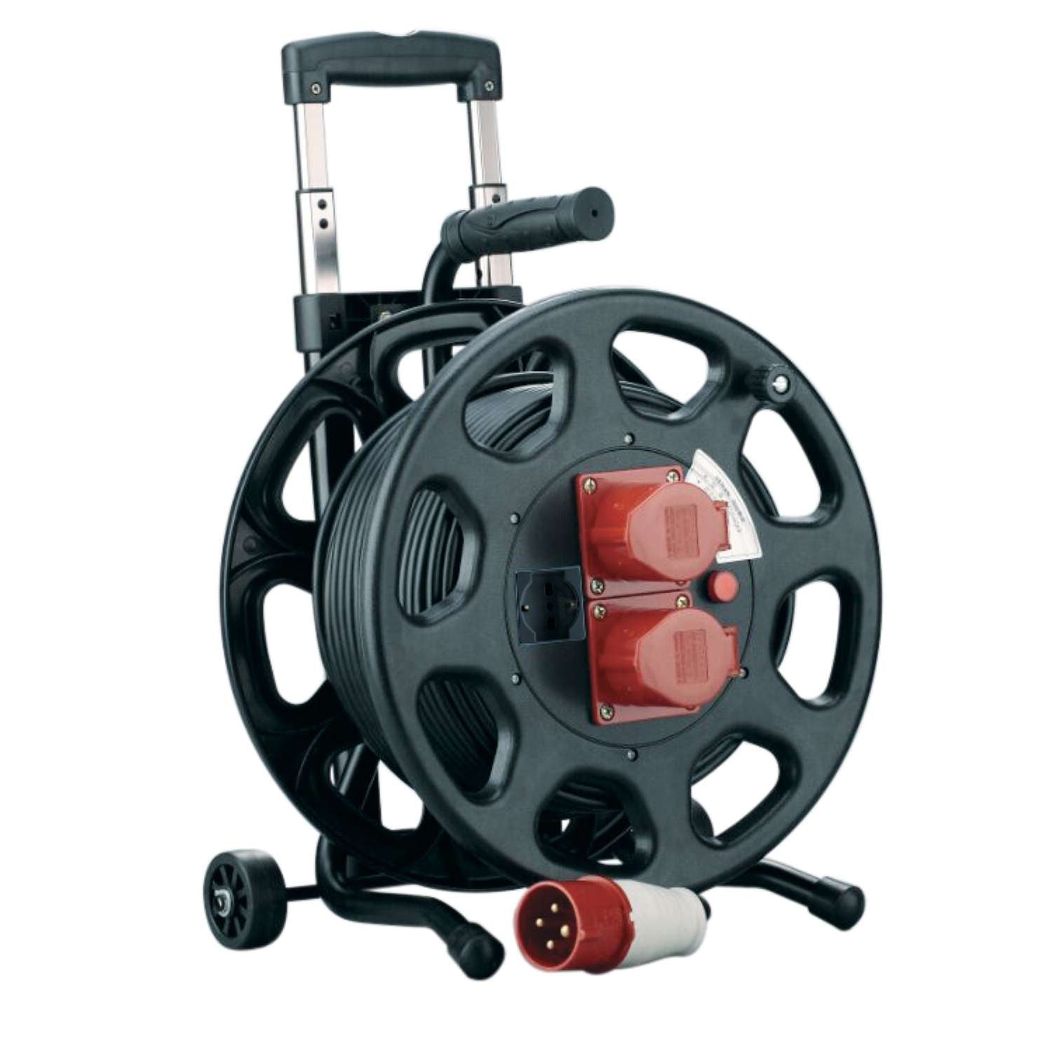 Avvolgicavo arrotola cavo 30 m elettrico 400 V 16A trolley rotelle UM 90 AI32