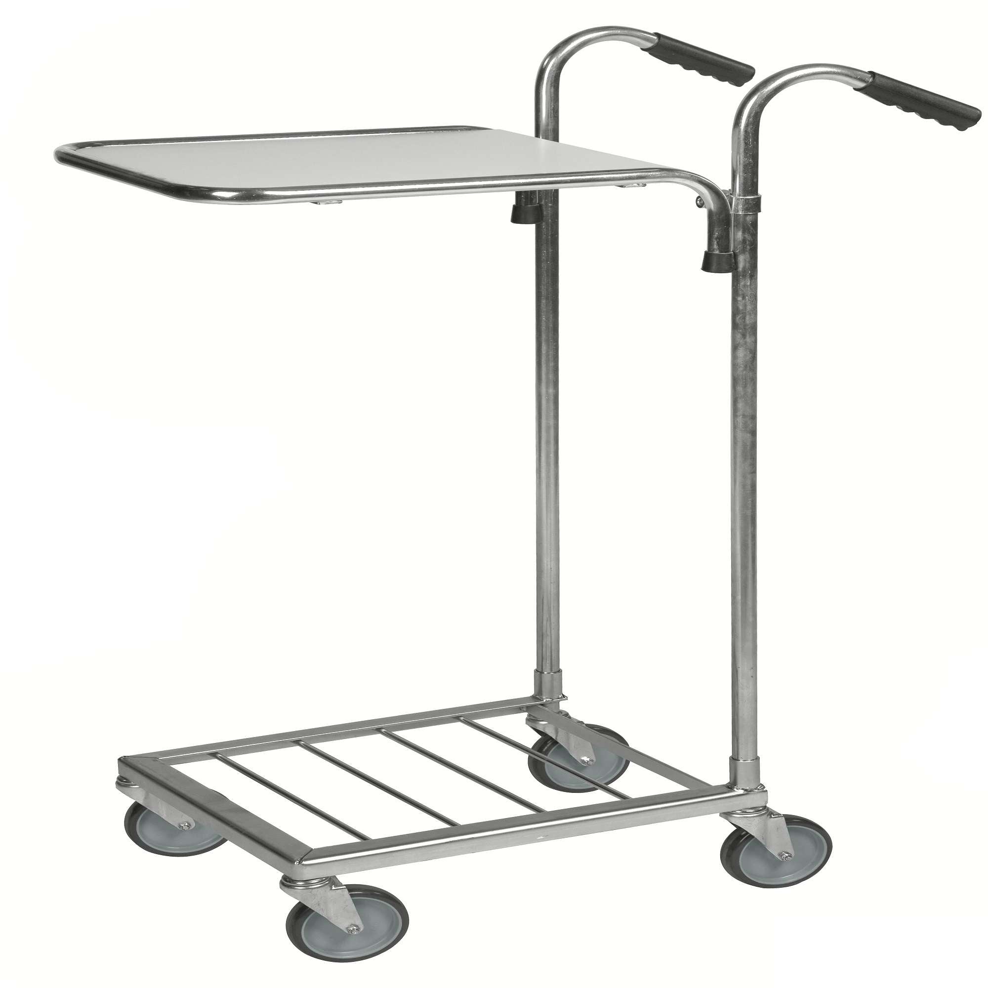 Mini carrello Elettro galvanizzato / Bianco 660 x 385 x 1090 - Kongamek KM153-H