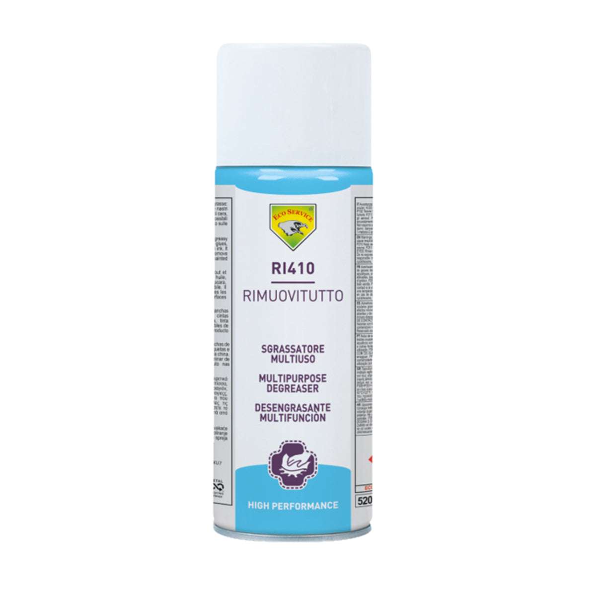 Rimuovitutto Spray 400ml scioglie e pulisce macchie grasse - Eco Service RI410