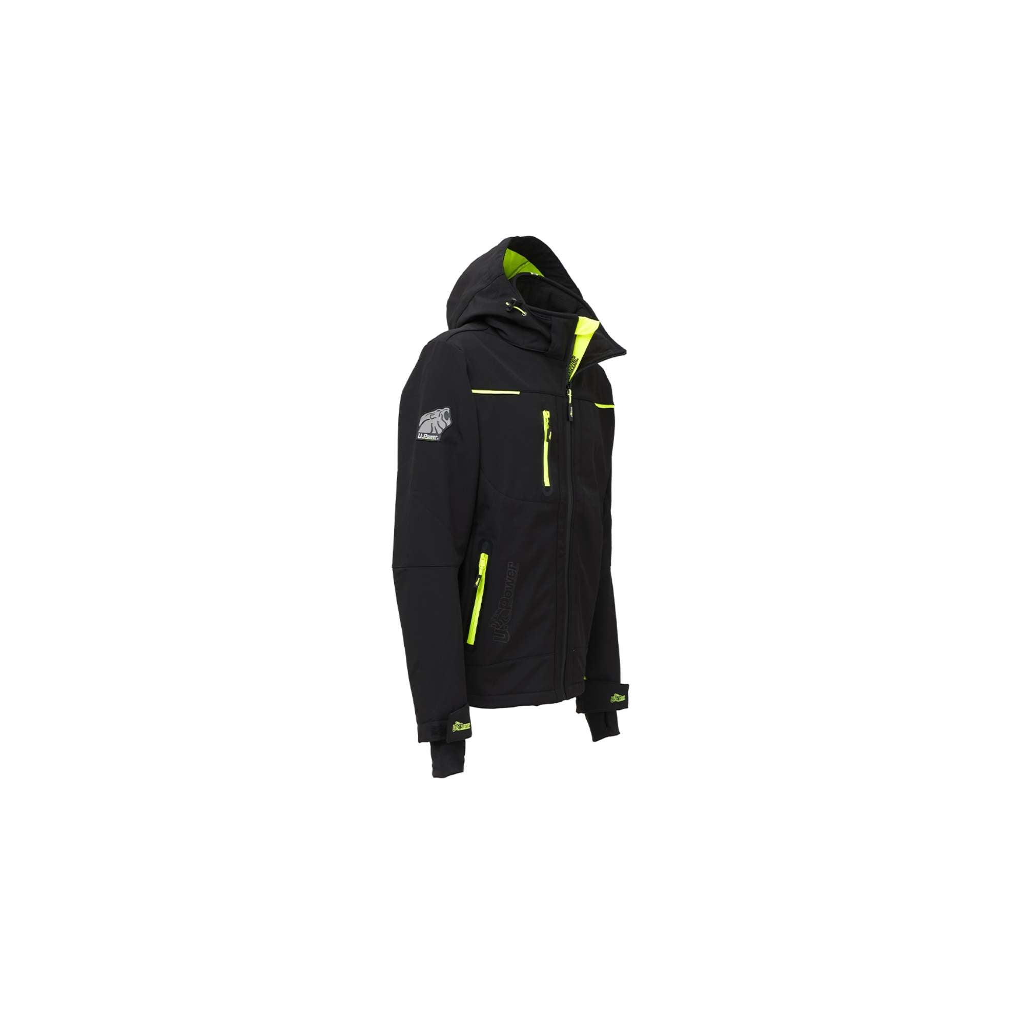 Giacca impermeabile Space in Softshell colore black carbon - U-Power FU187BC