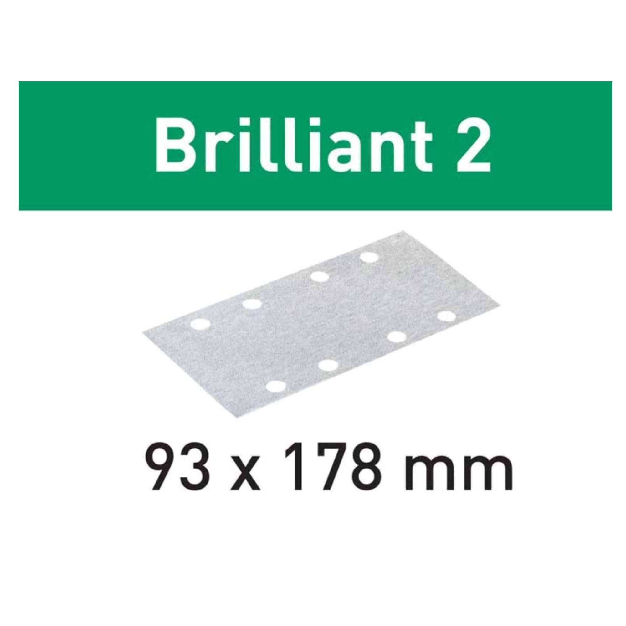 Abrasivo Brilli STF93X178/8- P320-BR2/ 100 PZ.100 -492920