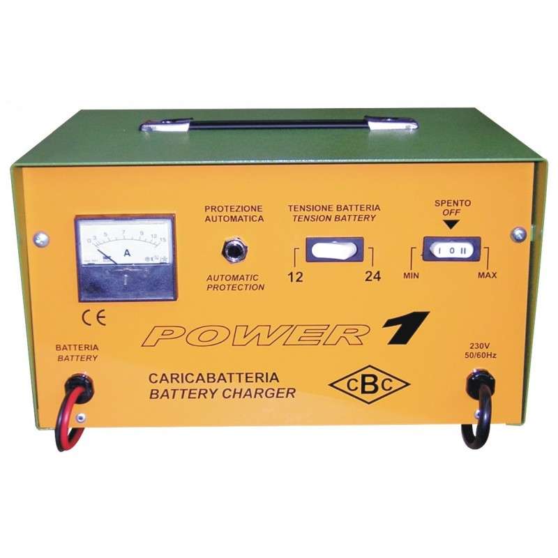 CBC Caricabatterie portatile per batterie al piombo Power 1 12/24 10a. - 501118