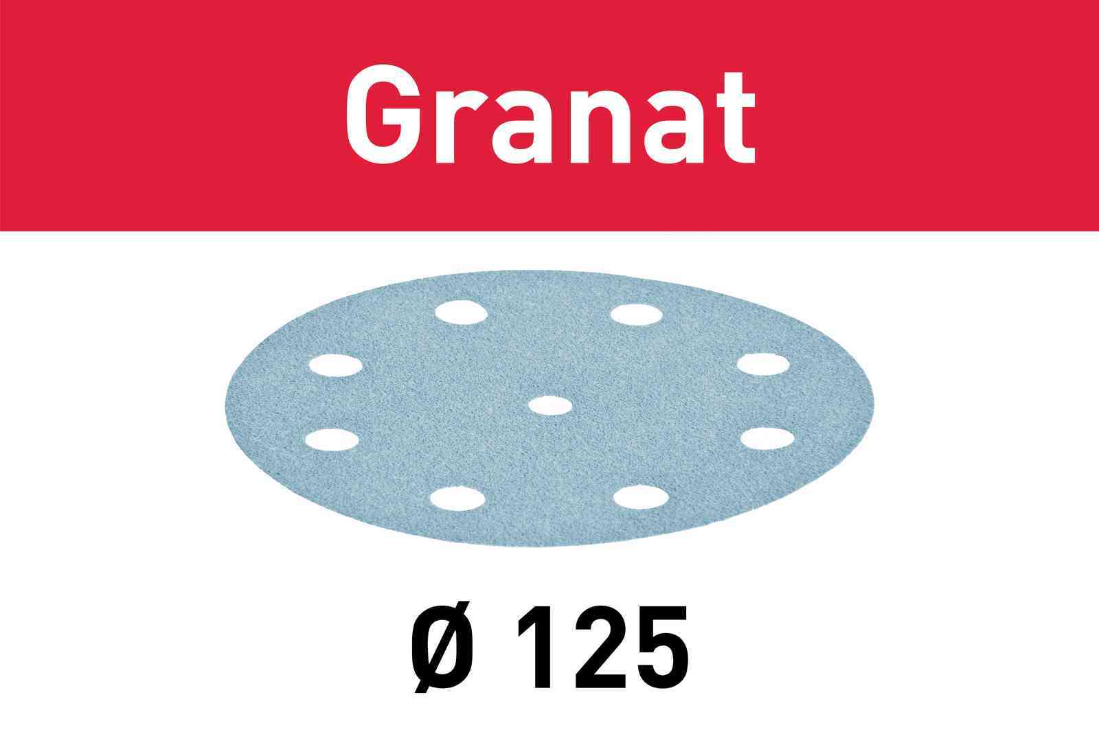 Disco abrasivo Granat STF D125/90 P40 GR/50 - Festool 497165